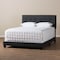 Baxton Studio Brookfield Modern Charcoal Grey King Size Bed 134-7400 - alternate 4
